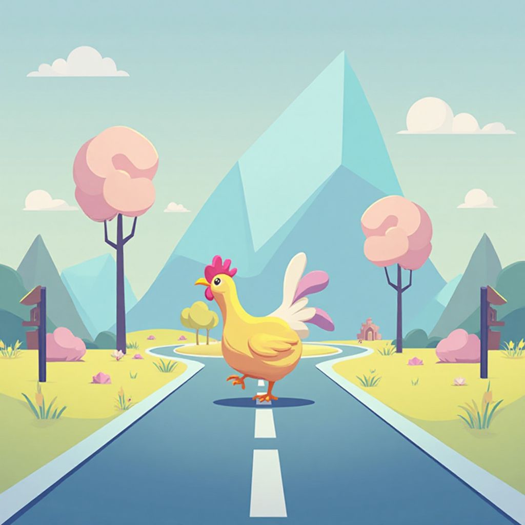 Screenshot del gioco CrossyChicken